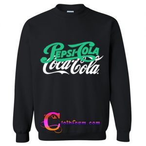 pepsi cola coca cola sweatshirt