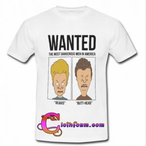 Beavis and Butthead Wanted T Shirt