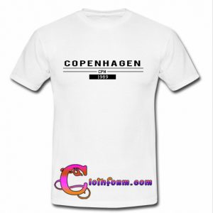 Copenhagen 1989 t shirt