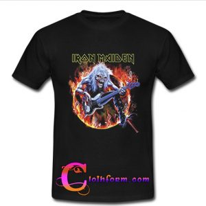 Eddie Bass Iron Maiden T shirt