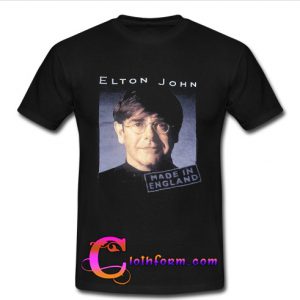 Elton John Made In England Tour T Shirt