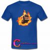 Flaming Bus t shirt