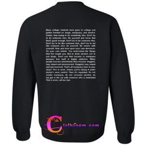 Frank Ocean Be Yourself Lyrics Sweatshirt back