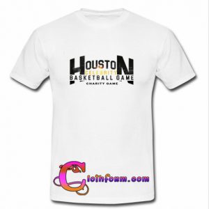 Houston Celebrity Basketball Charity Game t shirt