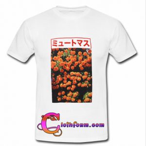 Japanese Flower T Shirt