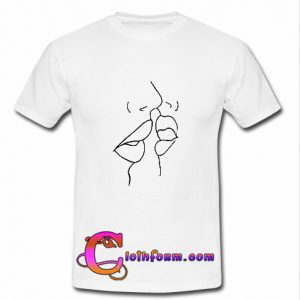 Kiss Line Art t shirt