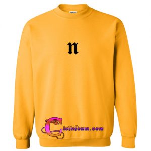 N Font Sweatshirt