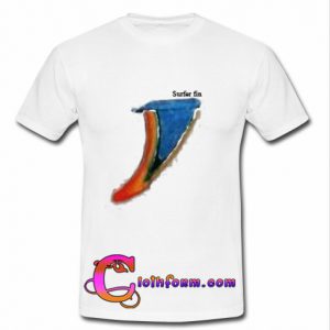 Surfer fin t shirt