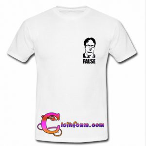 The Office Dwight Schrute False T Shirt