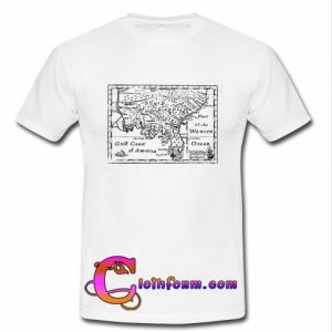 Treasure Map Tri Blend T shirt