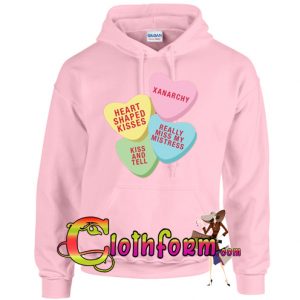 Xanarchy candy Heart hoodie