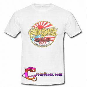 aerosmith 1977 t shirt