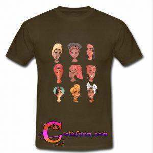 face of girls t shirt