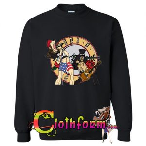 gun n roses rock sweatshirt