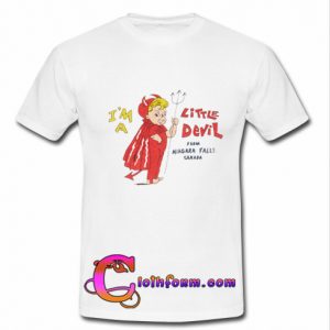 i'm a little devil from niagara falls canada t shirt