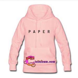 paper hoodie