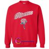 princess rose sweatshirt