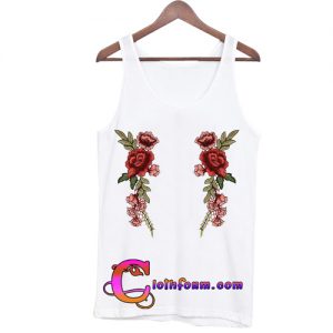 rose patch tanktop