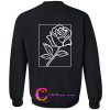 rose sweatshirt back