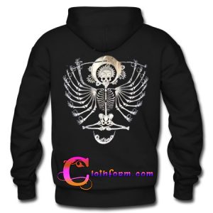 skull hoodie back