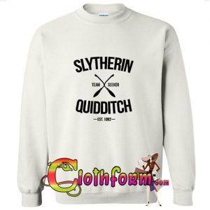 slytherin quidditch sweatshirt