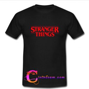 stranger things t shirt