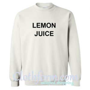 Lemon Juice Sweatshirt