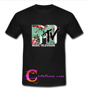 MTV Flower Logo T Shirt