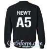 New A5 Sweatshirt back