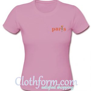 Paris Rose t shirt