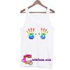 Rainbow Painted Hand Tanktop