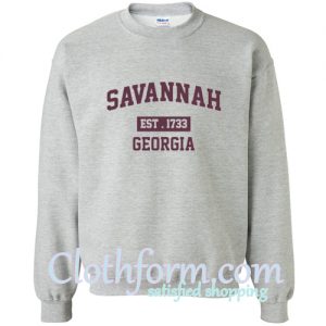 Savannah Est 1733 Georgia sweatshirt