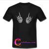 Skeleton Rock Hands T Shirt