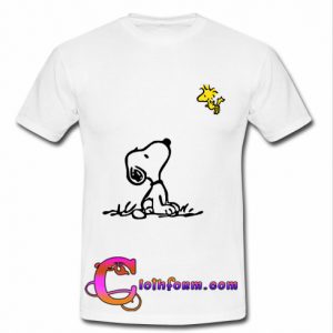 Snoopy and Woodstock t shirt