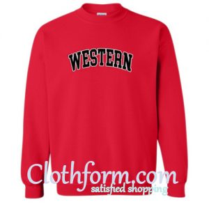 Western sweatshirt