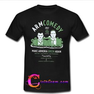 arm comedy t shirt