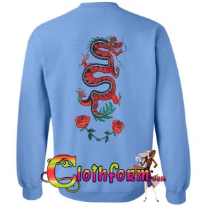 dragon sweatshirt back