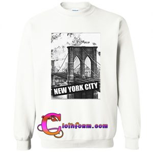 nyc bridge sweatshirt