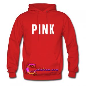 pink hoodie