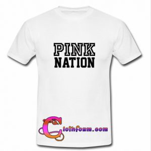 pink nation t shirt
