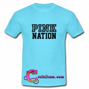pink nation t shirt