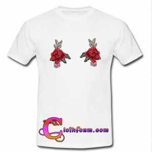 rose boob t shirt