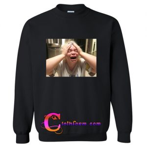 trisha paytas crying sweatshirt