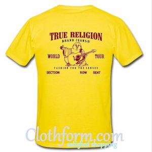 true religion t shirt back