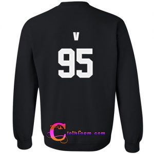 v 95 sweatshirt back