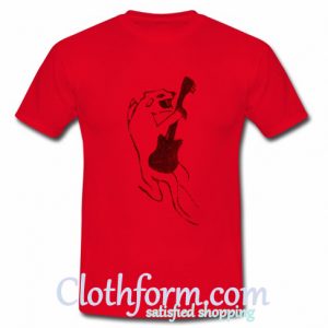 Dog With Guitar T Shirt