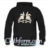 Smoking Rabbit Skulls Hoodie