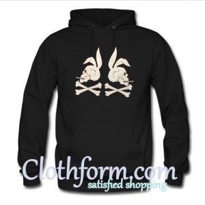 Smoking Rabbit Skulls Hoodie