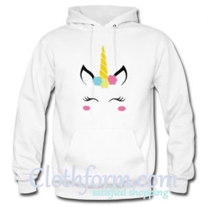 Unicorn Face Hoodie