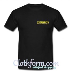 Vetements Metallverarbeitung t shirt